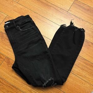 Good American black skinny jeans